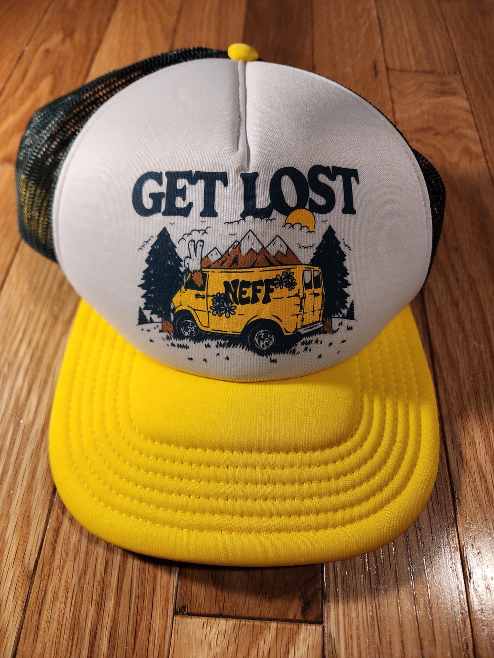 Hat with 'Get Lost' Graphic